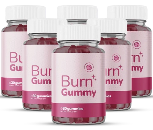 Six bottles of Burn Gummy, the lowest unit cost package